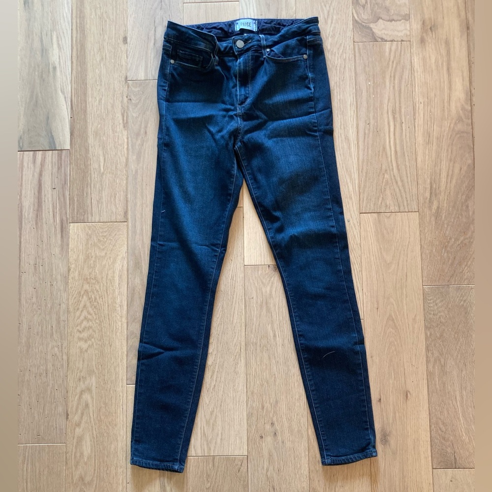 PAIGE Dark Blue Women's Skinny Jeans very comfy